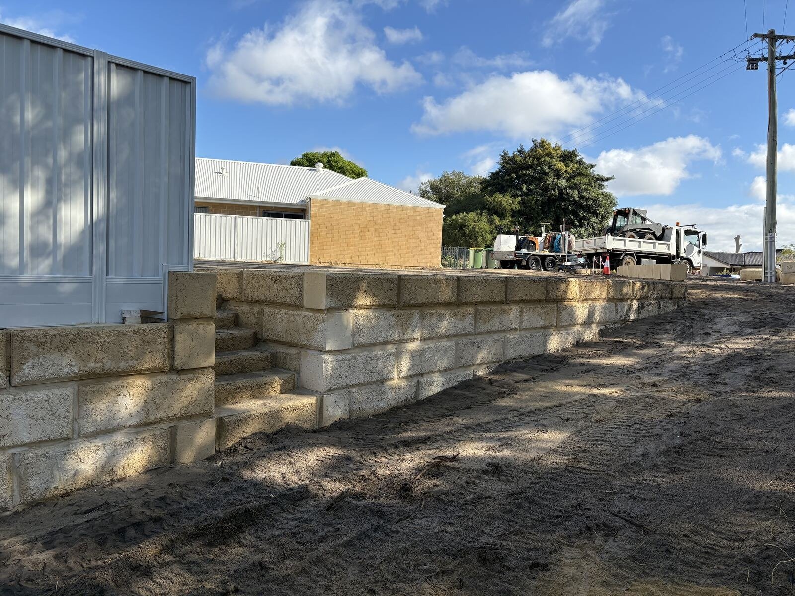 Retaining wall project